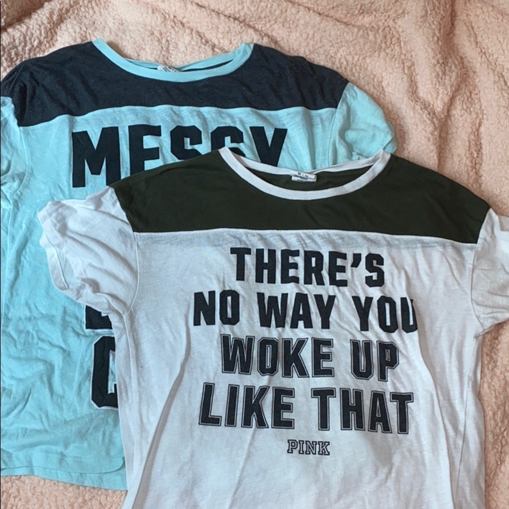 VS Pink Tees